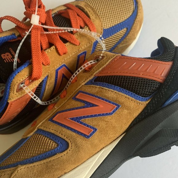 New Balance 990V5 Brown Orange Blue Men’s/Youth 4 - Picture 6 of 8